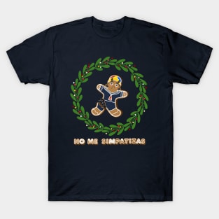 Funny Latino Ugly Christmas Gingerbread Pan Dulce Sidekick Chavo T-Shirt